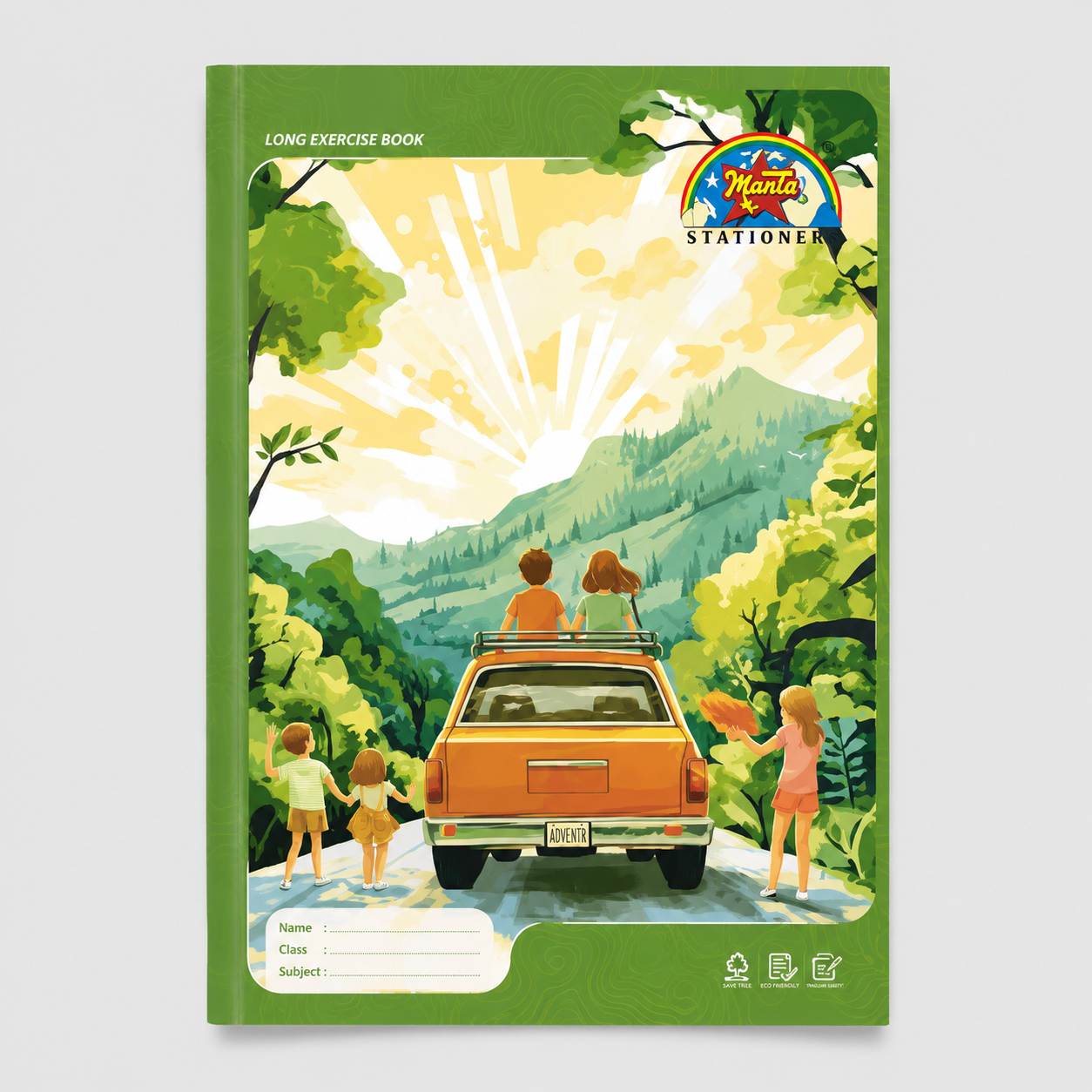 A4 Notebook – Plain 72 Pages