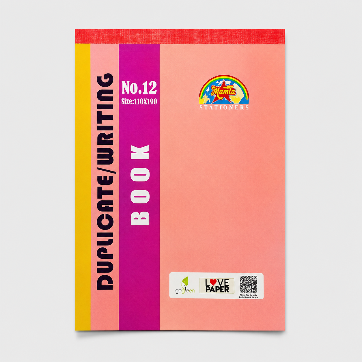 Plain Pad No. 12 – Unruled 100 Pages