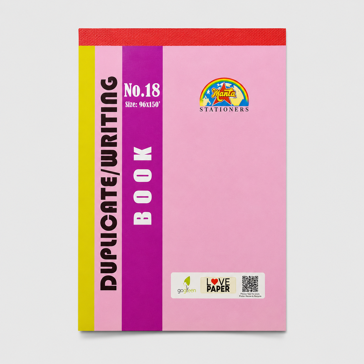 Rule Pad No. 18 – Ruled 100 Pages